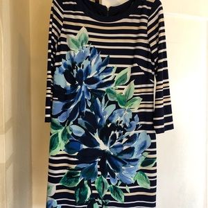 floral striped dress